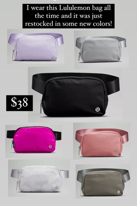 Lulu Lemon Everywhere Belt Bag, Lulu Lemon Crossbody Bag, Lulu Crossbody Bag Outfit, Lulu Belt Bag Outfit, Lulu Lemon Fanny Pack, Lulu Fanny Pack, Lululemon Purse, Lulu Lemon Belt Bag, Lululemon Belt Bag Outfit