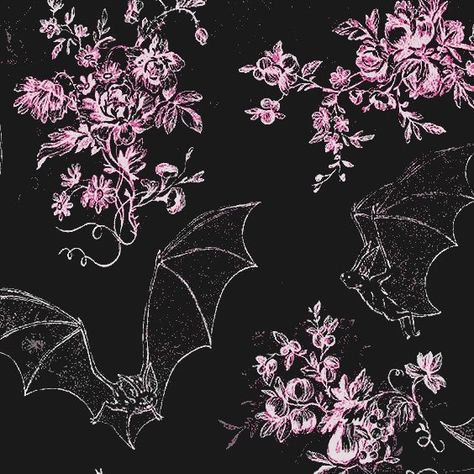 Pink Goth Aesthetic Pfp, Pink Goth Icons, Pink Bat Wallpaper, Vampire Goth Wallpaper, Gothic Pink Aesthetic, Pastel Goth Aesthetic Wallpaper, Pink Gothic Aesthetic, Gothic Wallpaper Laptop, Goth Pink Aesthetic