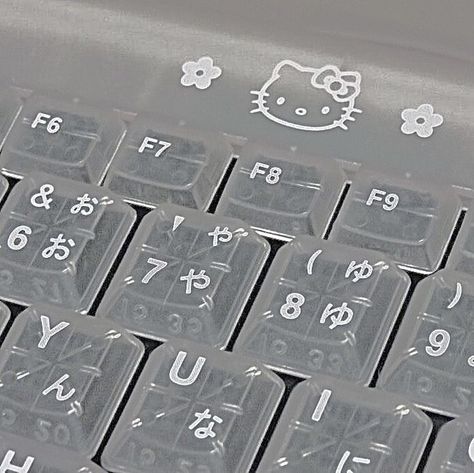 Keyboard, Hello Kitty, Kitty, White