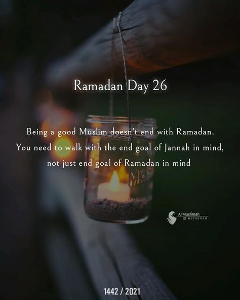 Islamic Quotes ❤ on Instagram: “Ramadan Day 26❤ . . . . . Like comment & share. . . Follow @almuslimah__ for more Islamic reminders. . . Dm for credit/removal. . . Source…” Day 26 Ramadan, Ramadan Day 26 Quotes, 26 Ramadan, Ramadan Day 26, Iphone Selfies, Eid Al Fitr Greeting, Ramadan Dp, Ramadan Month, Ramzan Kareem