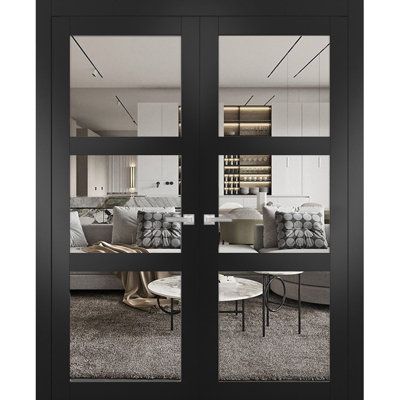 Painting interior doors black