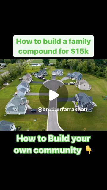 Multiple Homes On One Lot, Multiple Family Homes On Land, Multi Home Property, Building A Family Compound, How To Start A Family Compound, Multiple Homes On One Property, Multiple Houses On One Property, Multi Family Compound Ideas Layout, Compound Living Ideas