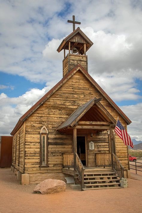 Wild West Architecture, Ghost Town Arizona, Victim Card, Goldfield Ghost Town, Arizona Ghost Towns, Old Western Towns, Old West Town, Abandoned Churches, Old Country Churches