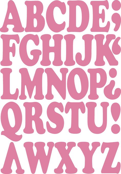 PRICES MAY VARY. PREMIUM QUALITY MATERIAL: Our iron on letters for clothing are crafted from resilient Dura-Felt material, perfect for fabric applications. Enjoy vibrant, long-lasting colors that withstand multiple washes without fading or peeling. Ensure your designs remain bold and vibrant for extended wear and enjoyment. SIMPLE APPLICATION: Elevate your custom clothing with our heat transfer letters made with Dura-Felt material. Easily adhere iron-on letters by peeling, placing, and pressing Pink Font Alphabet, Bold Letters Fonts, Cute Font Alphabet, Pink Letters Alphabet, Cute Alphabet Letters, Senior Parade, Cookie Letters, Gameday Pin, Block Letter Fonts