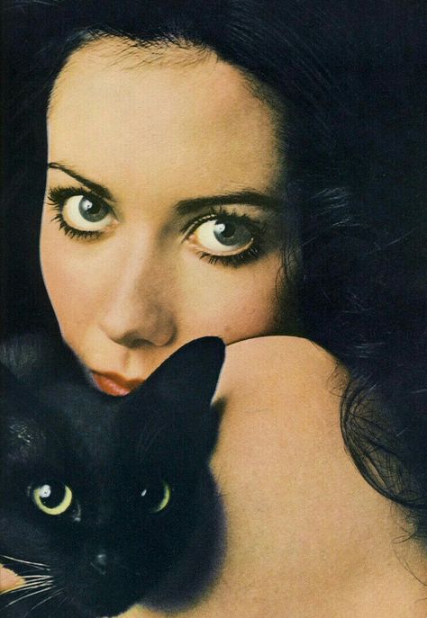 She And Her Cat, Vintage Witch, Davy Jones, Season Of The Witch, Witch Aesthetic, Witchy Woman, Cat Aesthetic, Color Hair, Henri Matisse