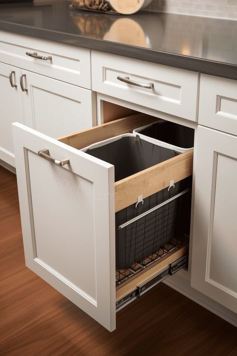 Laundry Room Basket Ideas: Under-Counter Pull-Out Hamper Laundry Room Basket, Smart Laundry Room, Laundry Room Hamper, Hidden Laundry Rooms, Laundry Room Storage Solutions, Laundry Room Counter, Laundry Basket Dresser, Room Basket, Laundry Room Baskets