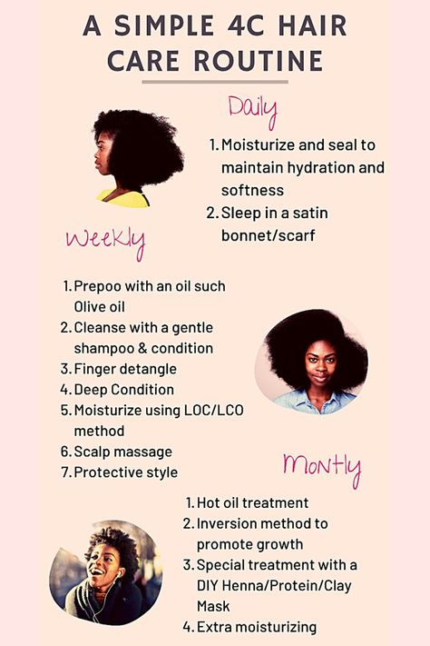 Must Have Hair Products For Natural Hair, Natural Hair Daily Routine, Short Natural Hair Care For Black Women, Taking Care Of Afro Hair, How To Take Care Of Type 4c Hair, How To Grow 4c Natural Hair Products, Afro Care Tips Hair Growth, Wash Day Routine For Hair Growth, Afro Hair Care Tips