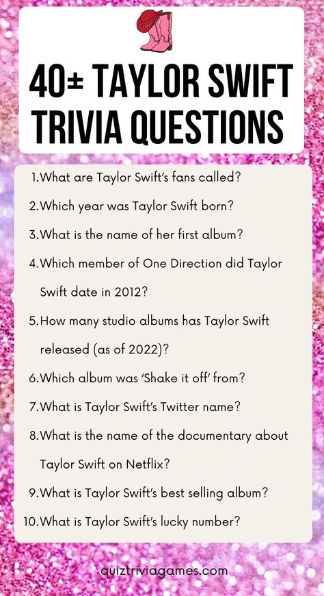 taylor swift quiz | taylor swift trivia printable | taylor swift trivia questions | taylor swift trivia game | taylor swift trivia questions and answers | taylor swift trivia team names | taylor swift trivia quiz | taylor swift song trivia| taylor swift trivia questions printable | taylor swift trivia free printable | taylor swift party trivia | taylor swift trivia questions and answers | taylor swift trivia questions printable | taylor swift quiz songs|taylor swift quiz how well do you know Taylor Swift Scavenger Hunt Ideas, Swiftie Questions, Taylor Swift Trivia Game, Taylor Swift Vip Pass Printable, Taylor Swift Trivia Questions, Taylor Swift Trivia Printable, Taylor Swift Scavenger Hunt Clues, Taylor Swift Questions, Taylor Swift Birthday Games