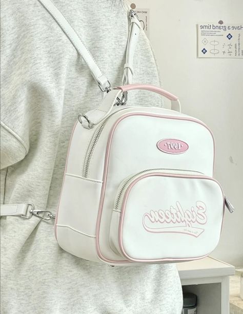 Girly Backpacks, Kawaii Bags, Bags Cute, Aesthetic Bags, Girly Bags, Cute Handbags, Girly Accessories, Fancy Bags, Cute Backpacks