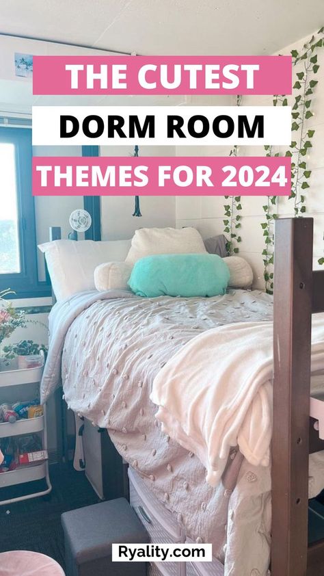 Omg obsessed with the beachy dorm room idea, definitely going with a coastal vibe for my dorm room decor this year Dorm Room Beach Theme, College Dorm Themes, Teal Dorm Room Ideas, Dorm Room Theme Ideas, Coastal Dorm Room Ideas, Beachy Dorm Room Ideas, Teal Dorm Room, Light Blue Dorm Room Ideas, Coastal Dorm Room