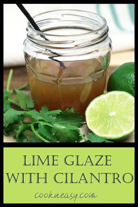 This tangy, sweet lime glaze makes a great sauce for fish and seafood. #limeglaze #limesauceforfish #cilantrolimeglaze #cilantrolimefish Key Lime Sauce For Fish, Lime Sauce For Fish, Cilantro Lime Crema Recipe, Sauce For Fish, Lime Glaze, Grilled Vegetable Recipes, Crema Recipe, Roasted Carrots Recipe, Lime Crema