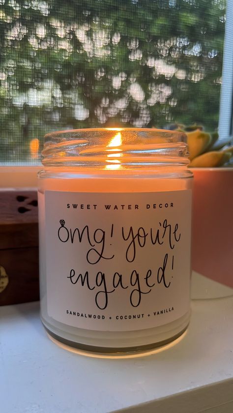 Dream Proposal Candles, Engagement Party Candles, Engagement Setup Candles, Candle Bridal Shower Gift, Bride Candle Gift, Bridesmaid Candles, Engagement Candle, Bridal Boxes, Vanilla Candle