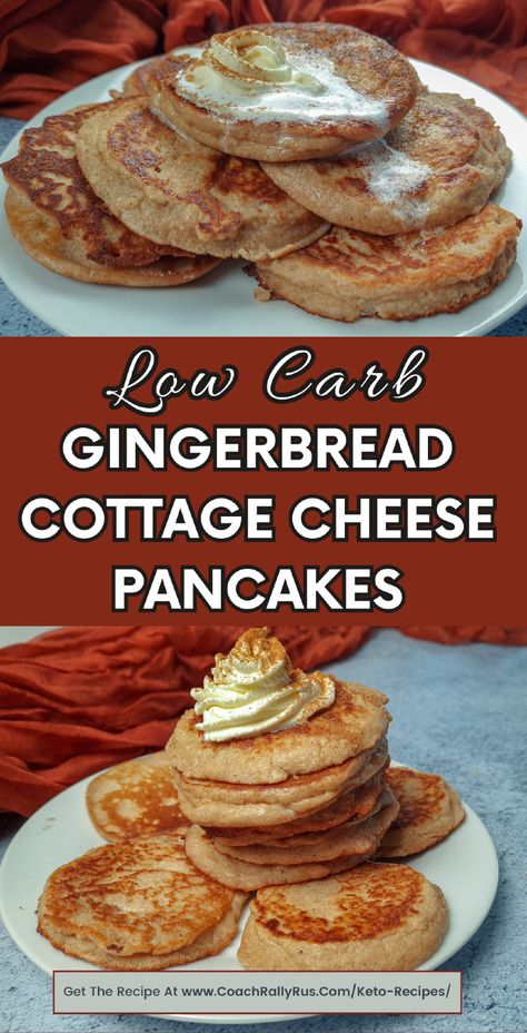 Keto Cottage Cheese Recipes Breakfast, Cottage Cheese Pancakes Keto, Keto Recipes With Cottage Cheese, Pancakes Coconut Flour, Keto Cottage Cheese Recipes, Pancakes With Coconut Flour, Keto Blueberry Pancakes, Cottage Cheese Recipes Breakfast, Protein Gingerbread