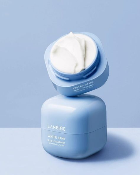 🌊 Dive into Hydration with LANEIGE Water Bank Blue Hyaluronic Intensive Cream! 🌊 Quench your skin's thirst with LANEIGE's latest innovation, the Water Bank Blue Hyaluronic Intensive Cream. Infused with Blue Hyaluronic Acid, this cream provides deep hydration, strengthens the skin barrier, and promotes a plump, dewy complexion. Perfect for all skin types, it’s your ultimate ally for radiant, healthy-looking skin. 🌟 Key Benefits: 💧 Deep, long-lasting hydration 🛡️ Strengthens skin barrier ✨ En... Laneige Water Bank Blue Hyaluronic, Packaging Skincare, Blue Cosmetic, Laneige Water Bank, Cosmetic Design, Dewy Skin, Skin Barrier, Skin Care Essentials, Korean Skincare