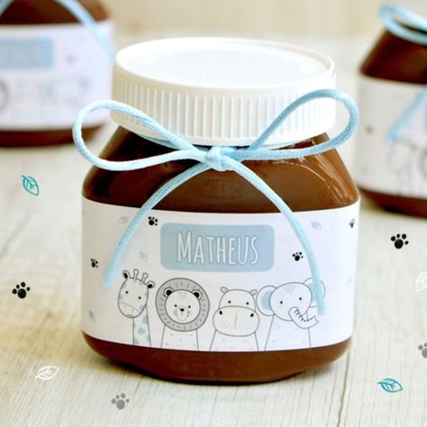 Nutella personalizadas fazemos em (TODOS OS TEMAS) para deixar sua festa linda e luxuosa.    EMBALAMOS A NUTELLA NO SAQUINHO CELOFANE + A FITA CETIM + COLHERZINHA DE PAU    Personalizamos no tema que quiser.  O valor refere-se a Nutella personalizada.  Nutella 140g Mini Nutella, Nutella Jar, Gift Packaging Ideas, Packaging Ideas, Cooking Timer, Gift Packaging, Gender Reveal, Nutella, Pink Blue