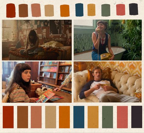 Teenage Color Palette, Color Palette Nostalgia, 80s Color Palette Retro Vintage, Comic Color Palette, Photoshoot Color Palette, Film Color Palette, Diary Of A Teenage Girl, Mechanic Workshop, Aesthetic Colour