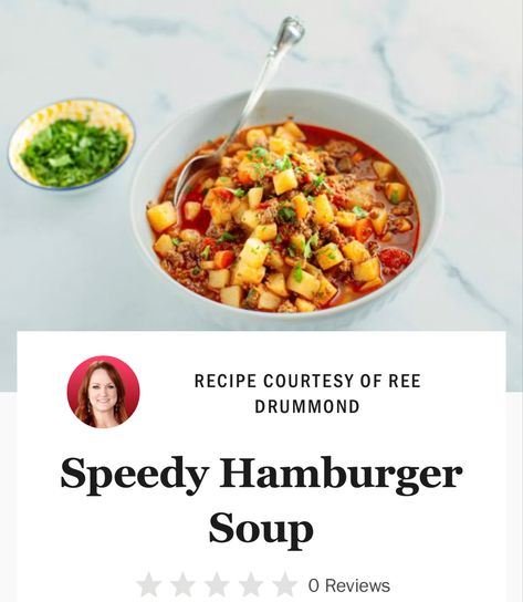 Hamburger Soup Pioneer Woman Ree Drummond, Hamburger Soup Ree Drummond, Pioneer Women Speedy Hamburger Soup, Speedy Hamburger Soup Pioneer Woman, Ree Drummond Hamburger Soup, Hamburger Soup Pioneer Woman, Pioneer Woman Hamburger Soup, Hamburger Macaroni Soup, Macaroni Soup Recipes