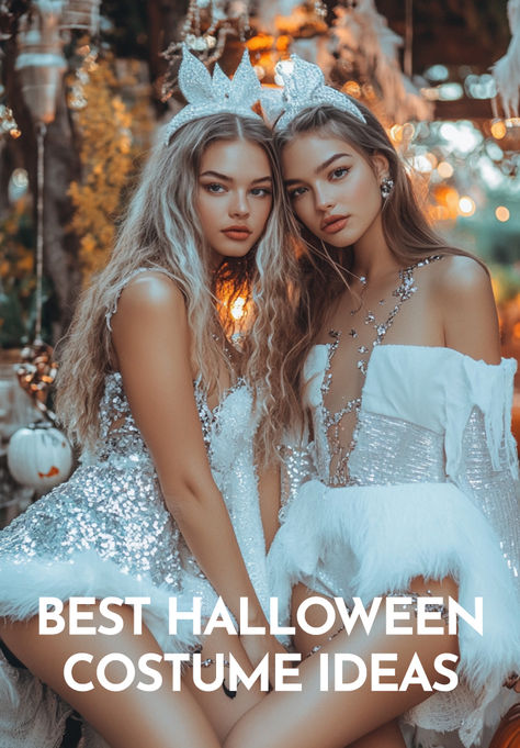 White Fairy - Best Halloween Costume Ideas for College Cute Fairy Halloween Costumes, White Angel Costume Halloween, Fairy Diy Costume, White Fairy Costume, Last Minute Diy Halloween Costumes, Halloween Costume Ideas For Groups, Fairy Costume Halloween, Costume Ideas For Groups, Costume Ideas For College