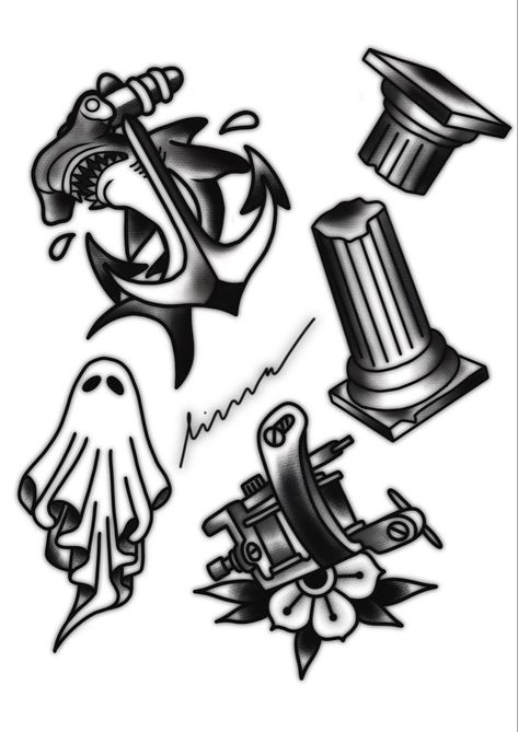 Previous drawing Check more at https://howcandothis.com/manstyle/previous-drawing/ Small Old School Tattoo Black, Black And Grey Drawings, Oldschool Tattoo Black, Traditional Tattoos Black And Grey, Small White Tattoos, Traditional Tattoos Black, Traditional Tattoo Black And Grey, Black Flash Tattoos, Traditional Tattoo Black And White