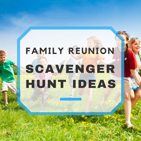 Scavenger hunts are a great time, and can be used as an icebreaker during a family reunion event.  Family reunion scavenger hunts can be traditional, where you have to find “things” on a list, or as a way to get you to talk to others by collecting signatures of those whom items in the scavenger … Family Scavenger Hunt, Family Reunion Scavenger Hunt Ideas, Scavenger Hunt Ideas For Family Reunion, Family Reunion Scavenger Hunt, Family Reunion Bags, Family Reunion Keepsakes, Family Reunion Activities, Youth Group Activities, Reunion Games