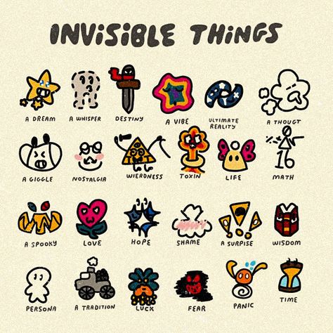 Invisible Things, Arte Doodle, Mini Drawings, Doodle Drawings, Funky Art, Art Tips, Cute Doodles, Pretty Art, Art Sketchbook