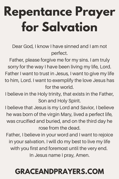 We'll share 7 powerful prayers for repentance, forgiveness, and cleansing to bring you closer to God even if you've strayed from the path. Click to read all prayers for repentance, forgiveness and cleansing. How To Repent To God, Repentance Prayer For All Sins, Prayers For God's Favour, Prayers From The Bible, Forgiveness Prayers To God, Prayer For Repentance, Prayer For Salvation, Prayers For Deliverance, How To Repent