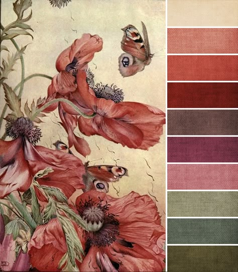 Vintage Colour Palette, Color Schemes Colour Palettes, Palette Art, Color Palate, Theme Color, Design Seeds, Color Palette Design, Paint Colors For Home, Color Stories