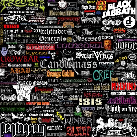 A little reference sheet - Imgur Sludge Metal Aesthetic, Doom Metal Aesthetic, Metal Subgenres, Doom Aesthetic, Heavy Metal Quote, Headbangers Ball, Sludge Metal, Doom Metal Bands, Metal Meme