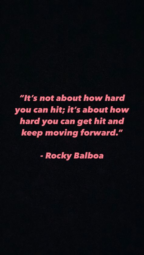 Rocky Quotes, Rocky Balboa Quotes, Nike Wallpapers, Eminem Quotes, Intentional Life, Cool Nike Wallpapers, Apple Pen, Mommy Quotes, Hard Quotes