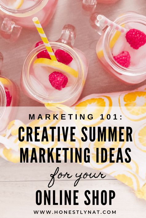 Do you have a plan to promote and grow your small business this summer?  Here are some creative summer marketing ideas for your online shop.  Use these great promotional techniques to keep your business growing and audience engaged this summer.  #digitalmarketing  #onlineshop  #summermarketing  #marketing Summer Promotion Ideas, Summer Marketing Ideas, Business Growing, Promote Small Business, Business Promo, Retail Marketing, Summer Promotion, Summer Marketing, Small Business Online