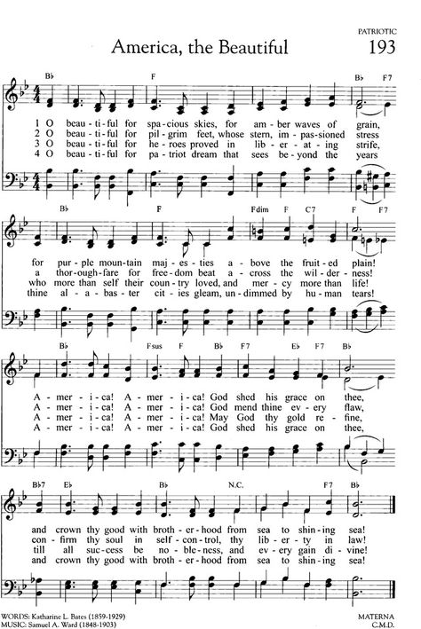 Christian Hymns, Old Time Religion, Hymn Sheet Music, Hymn Music, Christian Song Lyrics, Chakra Art, America The Beautiful, Song Words, Teaching Techniques