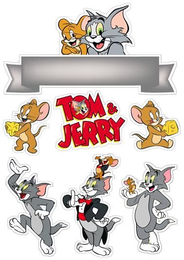 Tom And Jerry Printables, Tom And Jerry Topper Printable, Tom And Jerry Stickers Printable, Tom And Jerry Cake Topper Printable, Tom And Jerry Cake Topper, Tom And Jerry Topper, Tom And Jerry Cake Ideas, Tom And Jerry Stickers, Tom And Jerry Baby