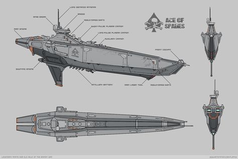 ArtStation - Pirate spaceship, Eugene Ermak Shipyard Concept Art, Pirate Spaceship, Space Pirate Ship, Sci Fi Ship, Space Ships Concept, Space Engineers, Sci Fi Spaceships, Space Ship Concept Art, Starship Concept