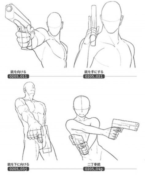 Reference Poses Gunner, Pose Reference Gunner, Drawing Poses Swordman, Point At Camera Pose, Mullet Sketch Drawing, Detective Poses Drawing, Perspective Poses Tutorial, Gamer Poses Reference, Drawing Metal Tutorial