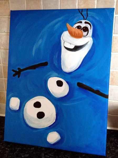 Disney Canvas Paintings, Easy Canvas Painting Ideas, Canvas Painting Ideas For Beginners, Kitty Painting, Painting Ideas On Canvas Easy, Disney Canvas Art, Beginners Painting, Disney Canvas, Painting Ideas For Beginners