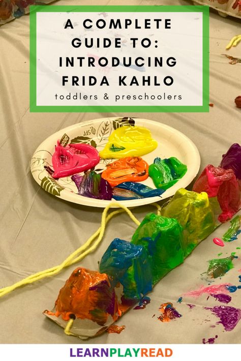 A Complete Guide to Introducing Frida Kahlo Frida Khalo Artwork, Frida Kahlo Printables Free, Frida Kahlo Crafts For Preschool, Frida Kahlo For Preschool, Frida Kahlo Art Projects For Preschool, Frida Kahlo Projects For Kids, Frida Kahlo Activities For Kids, Frida Kahlo Kindergarten Art Projects, Frida Kahlo Crafts For Kids