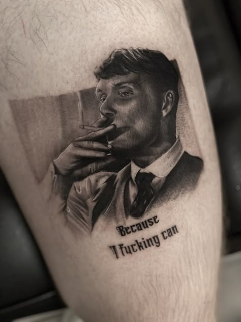 Tommy Shelby peaky blinders tattoo By Order Of The Peaky Blinders Tattoo, Tommy Shelby Tattoo Ideas, Thomas Shelby Tattoo Design, Tommy Shelby Tattoo Design, Pesky Blinders Tattoo, Peaky Blinders Tattoo Design, Peaky Blinders Tattoo Ideas, Tommy Shelby Tattoo, Maffia Tattoo