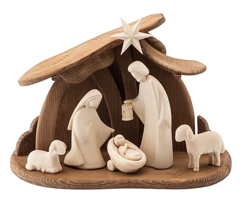 Nativity Scene Diy, The Nativity Scene, Diy Nativity, Christmas Clay, The Nativity, Christmas Nativity Scene, Birth Of Jesus, Christmas Nativity, Christmas Wood