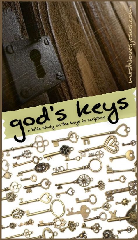 An indepth study of the keys found in the Bible Keys Of The Kingdom Of Heaven, The Gospel Comes With A House Key, Christian Keys, Stillness Is The Key, Keys To The Kingdom Of Heaven, Skeleton Key Crafts, Key Of David, Stillness Is The Key Book, Keys To The Kingdom