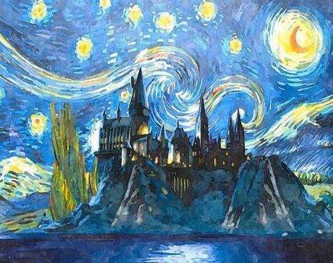 #paintbynumber #paintbynumbers #colorbynumber #coloringfun #coloringbook #painttherapy #coloringisfun #colourbynumber #beautiful #love #colorbynumbers #art #coloringforfun #colourbynumbers #cute #relaxandcolor #relaxcolor Harry Potter Starry Night, Harry Potter Art Drawings, Harry Potter Painting, Mermaid Poster, Harry Potter Images, Hogwarts Castle, Harry Potter Art, Paint By Numbers, Painting Art Projects