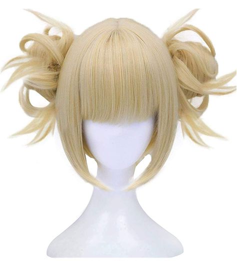 PRICES MAY VARY. ♥♥【Real Design of Wig as Same as the Anime Character】:All Style of our Bonde Wig with Bangs Blond Wig is Designed by Our Professional Cosplayer & Designer. We Have over 10 Years Design Experience & Cooperated with Comic Con ♥♥【Adjustable Cap Size for All Head Circumference】:Blonde Wigs for Women is Designed with 2 adjustable straps , 2 Hooks & Soft Breathable Material Structure.Adjust My Hero Wig Size from Small to Medium to Large.No Worry about Size. ♥♥【Easily Styled by Your Ne Anime Hair Wig, Uraraka Cosplay, Blonde Cosplay Wig, Wigs Anime, Bangs Fringe, Kawaii Wigs, Blonde Wigs, Wigs Short, Anime Wigs