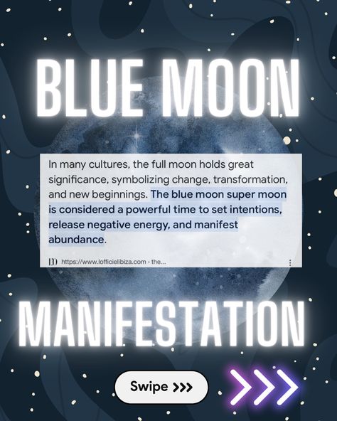 Blue Moon Full Moon, Full Blue Super Moon Ritual, Super Blue Moon Affirmations, Full Blue Moon August 2023, Blue Super Moon August 2023, Blue Moon Manifestation, Super Blue Moon 2024, Super Blue Moon 2023, Blue Moon August 2023