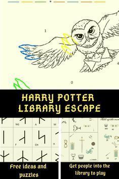 Harry Potter Library, Escape Room Diy, Harry Potter Activities, Classe Harry Potter, Escape Room For Kids, Escape Room Puzzles, Harry Potter Classroom, Anniversaire Harry Potter, Theme Harry Potter