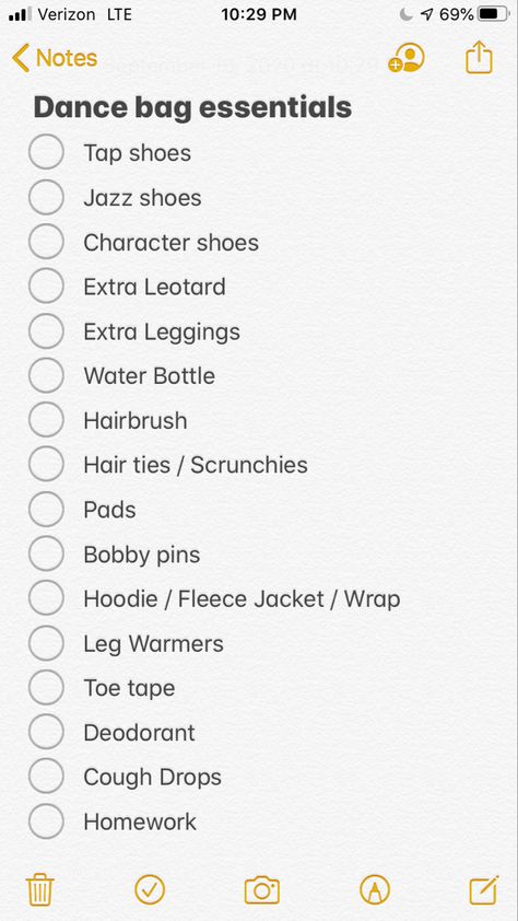 What To Bring To A Dance Competition, What To Pack In A Dance Bag, Jazz Dance Outfits Practice, Dance Bag Checklist, Theatre Essentials, Dance Bag Essentials, Dance Terminology, Theatre Major, Dancer Aesthetic