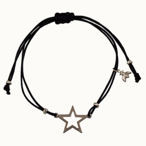 New Navy Star Silver Charm String Tie Bracelet. New. Never Worn. Beautiful Color. Super Cute! Simple Star Bracelet, Bracelets Grunge, Star Things, Star Bracelets, Star Tie, Silver Star Bracelet, Star Accessories, Guitar String Bracelet, Bracelet Star