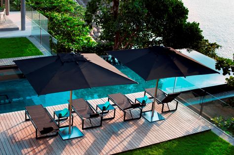 Home Ombra Pergola, Royal Botania, Pool Landscape, Luxury Outdoor Furniture, Garden Parasols, Luxury Garden, Contemporary Furniture Design, Pool Furniture, Summer Pool