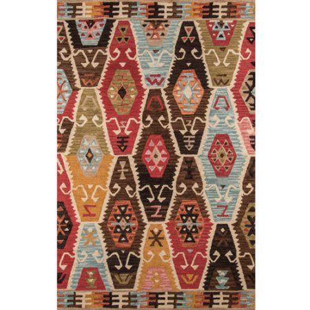 Nomadic Design, Dollhouse Rugs, Momeni Rugs, Southwestern Area Rugs, Southwestern Rug, Burnt Sienna, Rustic Rug, Warm Red, Transitional Area Rugs