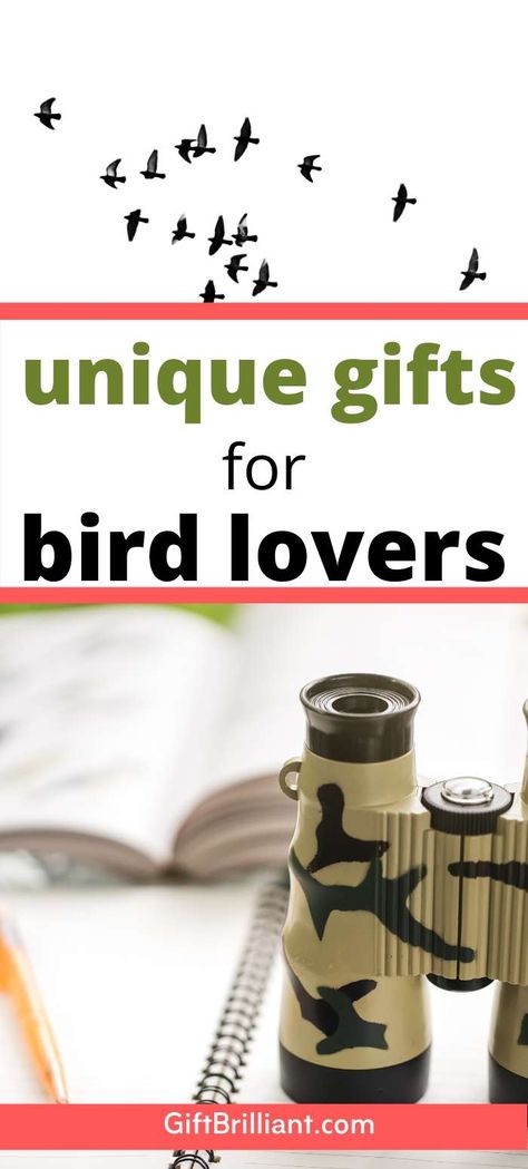 This list of 25+ unique gifts for bird lovers has something for everybody. Gifts for all budgets, from kids to seasoned bird watchers. You will be sure to make any bird lover's day special with one of these gifts! Birdhouse Gift Basket Ideas, Homemade Gifts For Bird Lovers, Gifts For Birders, Bird Themed Gifts, 4 Calling Birds Gift Ideas, Bird Gifts Ideas, Bird Lovers Gift Ideas, Hummingbird Gift Ideas, Bird Lover Gifts