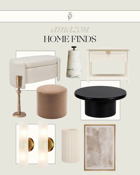 Check out all the chic home decor I've recently found on Amazon! From furniture to tables to art pieces, I've found it all for you! Decor On Amazon, Amazon Home Finds, Home Finds, Amazon Business, Business Decor, Amazon Storefront, Chic Home Decor, Amazon Home, Found On Amazon