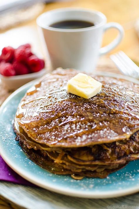 Take your buttermilk pancakes to the next level by adding coffee. | livinglou.com Savory Beef Stew, Eat Pretty, Pancake Stack, Tasty Pancakes, Pancakes Healthy, Buttermilk Pancakes, Brunch Ideas, Pancakes And Waffles, Coffee Flavor